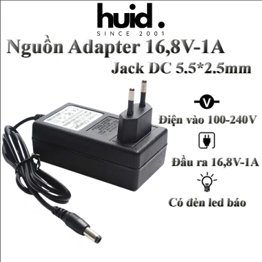 Nguồn Adapter Tự Ngắt 16,8V-1A - Điện Áp Ổn Định, Bảo Vệ Quá Tải, Giá 93.000₫