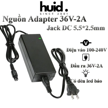 Nguồn Adapter Xe Điện Cân Bằng 36V-2A - 2A, Giá 187k, Dễ Lắp Đặt, Bền Đẹp