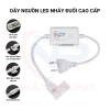 Nguồn đèn LED nháy đuổi 2.835 220V 7 chế độ, có kẹp hãm, không cần H - Giá ưu đãi 18.000₫