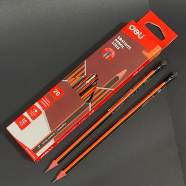 Nguyên hộp 12 cây bút chì Deli 37.013/37.015 - Giá 45.000, giảm sâu, chất tốt