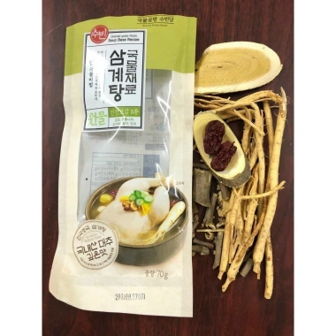 Nguyên Liệu Hầm Gà Hàn Quốc 70g - Gia Vị Sâm Gà Thơm Ngon, Dinh Dưỡng, Giảm Giá, Chỉ 46.000đ 4