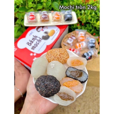 Nguyên thùng 2.5kg Mochi Kem lạnh mix vị siêu ngon - Giá chỉ 55.000đ, giảm mạnh