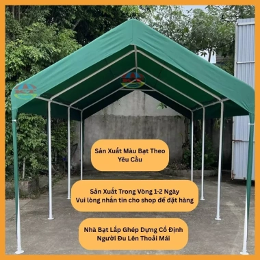 Nhà Bạt Di Động Gấp Gọn 10 Màu, Khung Thép Sơn Tĩnh Điện, Che Mưa Nắng, Kích Thước 2x2, 3x3, 3x6 Giá Ưu Đãi 870k