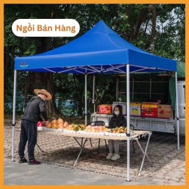 Nhà Bạt Di Động Gấp Gọn 10 Màu, Khung Thép Sơn Tĩnh Điện, Che Mưa Nắng, Kích Thước 2x2, 3x3, 3x6 Giá Ưu Đãi 870k