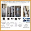 Nhà Bạt Di Động Gấp Gọn 10 Màu, Khung Thép Sơn Tĩnh Điện, Che Mưa Nắng, Kích Thước 2x2, 3x3, 3x6 Giá Ưu Đãi 870k 9