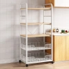 Nhà bếp đa năng tầng rau di động, kèm rack lò vi sóng - Giá ưu đãi 645.139₫