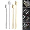Nhà bếp Thanh Trà tay cầm dài thép không gỉ, thìa khuấy cà phê, muỗng sữa - giá 7.700đ 3
