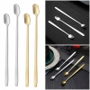 Nhà bếp Thanh Trà tay cầm dài thép không gỉ, thìa khuấy cà phê, muỗng sữa - giá 7.700đ 4