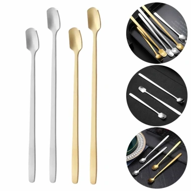 Nhà bếp Thanh Trà tay cầm dài thép không gỉ, thìa khuấy cà phê, muỗng sữa - giá 7.700đ 9 Nhà bếp Thanh Trà tay cầm dài thép không gỉ, thìa khuấy cà phê, muỗng sữa - giá 7.700đ 9