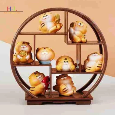 Nhà Búp Bê DIY Phụ Kiện Thu Nhỏ Bogu Rỗng - Kệ Trưng Bày Giá Để Mô Hình Trang Trí LMWU