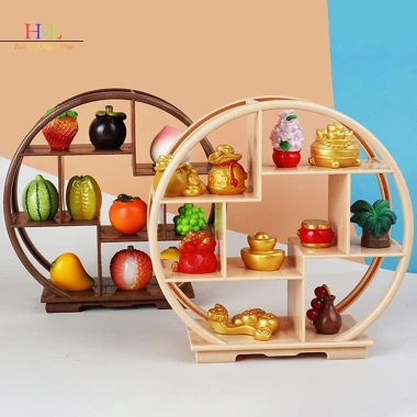 Nhà Búp Bê DIY Phụ Kiện Thu Nhỏ Bogu Rỗng - Kệ Trưng Bày Giá Để Mô Hình Trang Trí LMWU