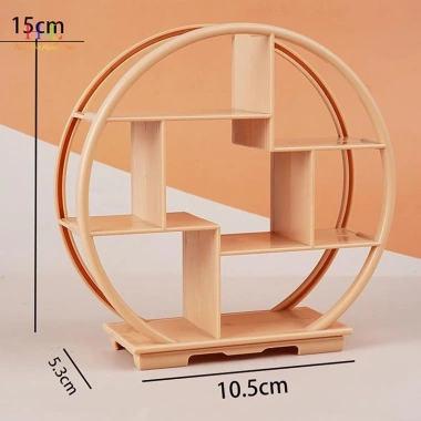 Nhà Búp Bê DIY Phụ Kiện Thu Nhỏ Bogu Rỗng - Kệ Trưng Bày Giá Để Mô Hình Trang Trí LMWU
