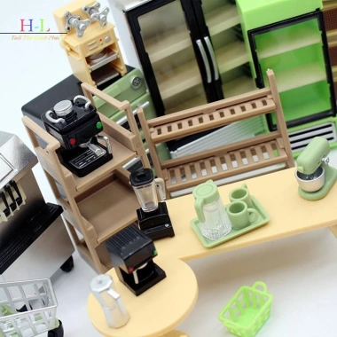 Nhà búp bê thu nhỏ lưới không gian - Máy ép trái cây mini - Phụ kiện mô hình