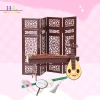 Nhà Búp Bê Thu Nhỏ Màn Hình Gấp Sáo Lute Guzheng Quạt Cảnh Đời Trang Trí - Chỉ 37.180₫