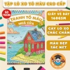 Nhà Cửa Tập 50 Tranh Tô Màu Giấy Vẽ In Sắc Nét An Toàn cho Bé 3 Tuổi - 24.999đ