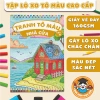 Nhà Cửa Tập 50 Tranh Tô Màu Giấy Vẽ In Sắc Nét An Toàn cho Bé 3 Tuổi - 24.999đ 10
