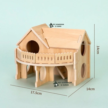 Nhà ngủ gỗ hamster nhiều hình đa dạng, chỉ 30.000 VND - Tiết kiệm cho thú cưng