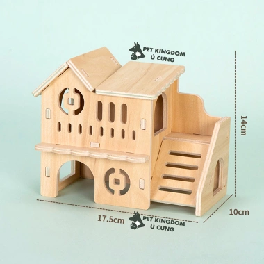 Nhà ngủ gỗ hamster nhiều hình đa dạng, chỉ 30.000 VND - Tiết kiệm cho thú cưng