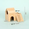 Nhà ngủ gỗ hamster nhiều hình đa dạng, chỉ 30.000 VND - Tiết kiệm cho thú cưng 4