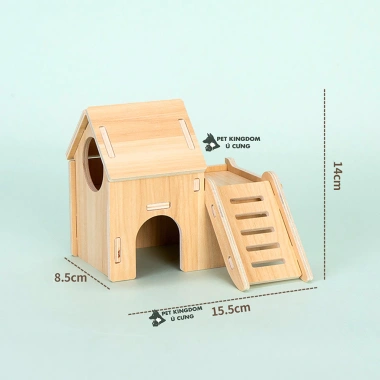 Nhà ngủ gỗ hamster nhiều hình đa dạng, chỉ 30.000 VND - Tiết kiệm cho thú cưng