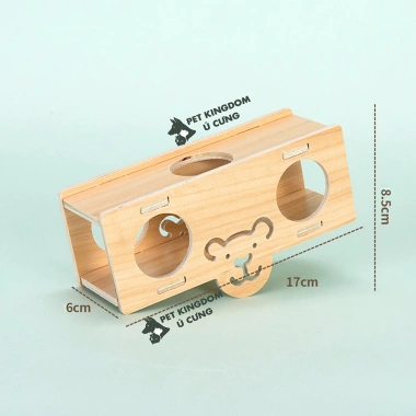Nhà ngủ gỗ hamster nhiều hình đa dạng, chỉ 30.000 VND - Tiết kiệm cho thú cưng