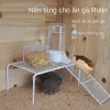 Nhà Sàn Cầu Thang Đa Năng Cho Gà Rutin, Chim Cút, Chuột Hamster và Kệ Thức Ăn - 20.556 VND 9