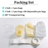 Nhà vệ sinh hậu môn giả cao su thắt lưng colostomy, túi đựng tái sử dụng 1 bộ - 149.820 VND 6