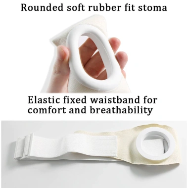 Nhà vệ sinh hậu môn giả cao su thắt lưng colostomy, túi đựng tái sử dụng 1 bộ - 149.820 VND