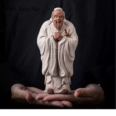 Nhà Xéo Xọ - Tượng Khổng Tử Phong Thủy Bột Đá Bàn Trà, Bàn Làm Việc - 188.800₫ 3