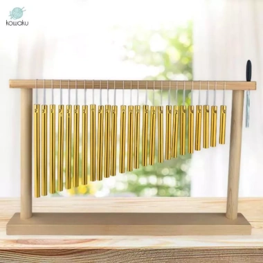 Nhạc cụ gõ kim loại Mallet 25 tông: Bộ chuông gió màu, giảm giá chỉ 731.500 VND