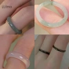 Nhẫn ăn chay giả ngọc mỏng không phai màu Luimo cho phụ nữ - quà tặng thời trang