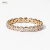 Nhẫn Bạc 925 Mạ Vàng 14K Đính Đá CZ Bảo Hành Eternity R5.228.403 Giá 469k 3