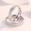 Nhẫn bạc 925 mặt nhám unisex mạ vàng trắng DUYSON SILVER ND14 – Đơn giản cá tính, giá 800k 4