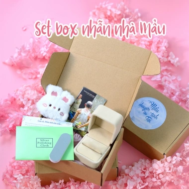 Nhẫn bạc 925 nguyên khối hồ điệp hoa lá - Giá ưu đãi 790.000, tặng setbox quà tặng
