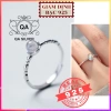 Nhẫn bạc 925 S925 nữ mặt trăng đá moonstone rãnh trượt - Giá 524.000đ, phong cách tinh tế