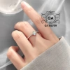 Nhẫn bạc 925 S925 nữ mặt trăng đá moonstone rãnh trượt - Giá 524.000đ, phong cách tinh tế 5