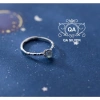 Nhẫn bạc 925 S925 nữ mặt trăng đá moonstone rãnh trượt - Giá 524.000đ, phong cách tinh tế 6