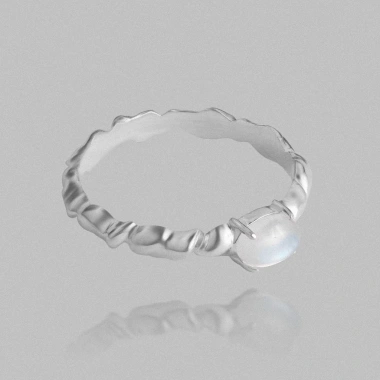 Nhẫn Bạc 925 Twist Gem Ring Of The Sun - xoắn sang trọng, giá ưu đãi 764.500₫