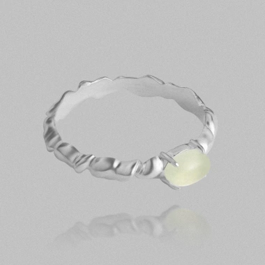 Nhẫn Bạc 925 Twist Gem Ring Of The Sun - xoắn sang trọng, giá ưu đãi 764.500₫