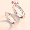 Nhẫn bạc cặp đôi LiLi S925 cao cấp trơn cách điệu Erastus Giá ưu đãi 3,207,000₫ 4