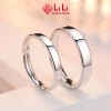Nhẫn bạc cặp đôi LiLi S925 cao cấp trơn nhẵn – Giá ưu đãi 2.305.000₫