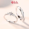 Nhẫn bạc cặp đôi LiLi S925 đính đá CZ cao cấp All Of Love - Giá ưu đãi 2.254.000₫ 5