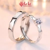 Nhẫn bạc cặp đôi LiLi S925 đính đá CZ cao cấp – Tình yêu Patrick, giá chỉ 1.554.000 VND
