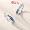 Nhẫn bạc cặp đôi LiLi S925 đính đá CZ mưa sao băng - Giá chỉ 2.588.000₫ 4