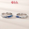 Nhẫn bạc cặp đôi LiLi S925 đính đá CZ mưa sao băng - Giá chỉ 2.588.000₫ 5