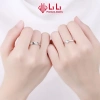 Nhẫn bạc cặp đôi LiLi S999 đính đá CZ cao cấp Giá 2.891.000đ ưu đãi 2