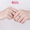 Nhẫn bạc cặp đôi LiLi S999 đính đá CZ cao cấp Giá 2.891.000đ ưu đãi 5