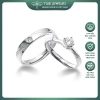 Nhẫn bạc đôi TLEE Endless Love tự điều chỉnh size Nhẫn nam nữ 800k giảm từ 960k