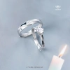 Nhẫn bạc đôi TLEE Endless Love tự điều chỉnh size Nhẫn nam nữ 800k giảm từ 960k 3