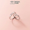 Nhẫn bạc đôi TLEE mẫu tim ghép nửa - Giá ưu đãi 640.000₫, chất lượng JEWELRY ND212